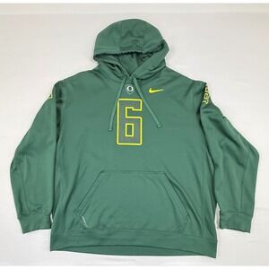 Nike Therma-FIT Oregon Ducks Green Football Hoodie XXL De'Anthony Thomas 2012